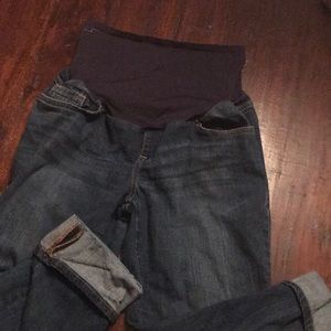 Old Navy Maternity Cuffed Crops